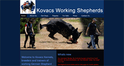 Desktop Screenshot of kovacsshepherds.com.au