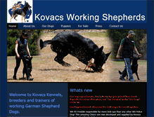 Tablet Screenshot of kovacsshepherds.com.au